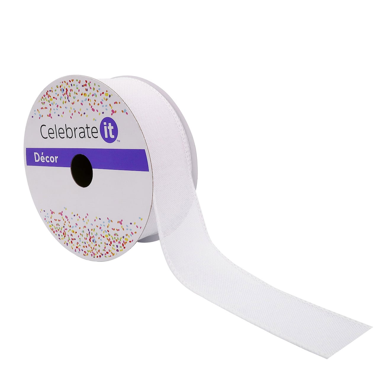12 Pack: 1.5" x 30ft. Faux Linen Wired Ribbon by Celebrate It™